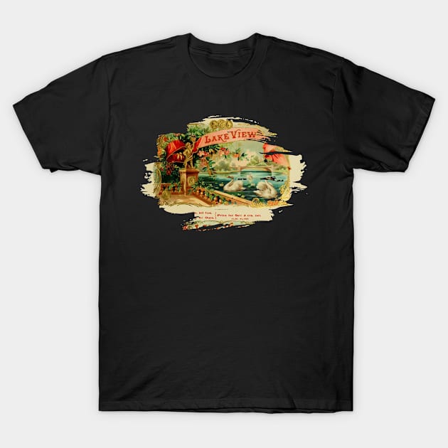 Vintage Cigar Box Label - 51 T-Shirt by LisaLiza